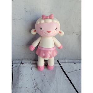 DISNEY Doc McStuffins LAMBIE GIRL Lamb Plastic 5 In SHEEP PINK TUTU